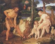 Johann anton ramboux Adam and Eve after Expulsion from Eden (mk45) Sweden oil painting reproduction